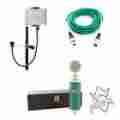 Ps101 Kiwi Blue Microphone Studio Mic Bundle The Pop Filter Shock Quad Cable
