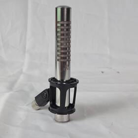 Biv-1 Pure Bash Audio Rm Silver Aluminum Figure-8 Passive Ribbon Microphone