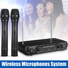 Pwv574858 Professional Vhf Wireless Microphone System Dual Handheld Mic Karaoke