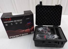 Pdmikt200 Pyle Professional Usb Podcast Microphone Kit With Case