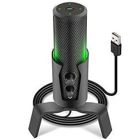 Pdmiusbmt300 Pyle Selectable Pickup Pattern Rgb Usb Microphone - 4 Led Lights