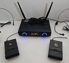 Pdwm2958b Pyle Compact Uhf Wireless Microphone System