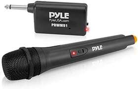 Pdwm91 Pyle Portable Vhf Wireless Microphone System - Professional Battery Operated Handheld