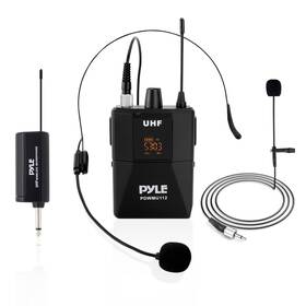Pdwmu112 Pyle Uhf Wireless Microphone System Kit - Portable Professional Cordless Micr