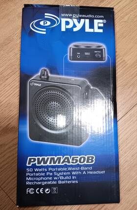 Pwma50b Pyle Pro Portable Usp Waist Band Pa System Voice Amplifier