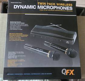 M-336 Qfx M336 Wireless Dynamic Professional Microphone - Twin Pack