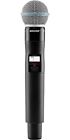 Qlxd2-b58-x52 Shure Wireless Handheld Transmitter With Microphone Band