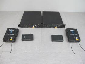 Btr-600c Radiocom 2 Wireless Intercom With Telex Coachcomm Tr-600c Belt Pack 1&2