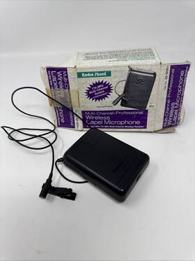 32-1231a Radioshack Wireless Lapel Microphone System 170mhz 8 Channel Parts Only