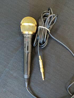 33-3006 Radioshack Usedradio Shack Karaoke Microphone Unidirectional Echo Effect