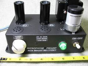 Mi-11241  Rca Clone From The 1960s Tube Microphone Preamp 12ay7 - 1960 Broadcast/2026 Clone. Excellent