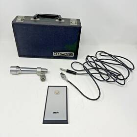 Hk-112 Rca Microphone Mic Dynamic Vintage Japan 50k Big Plug