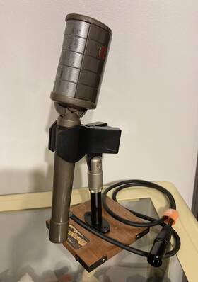 Mi-12005-1 Rca Custom Vintage Dynamic Kn-1b Microphone Revamp Mod With Stand...please Read