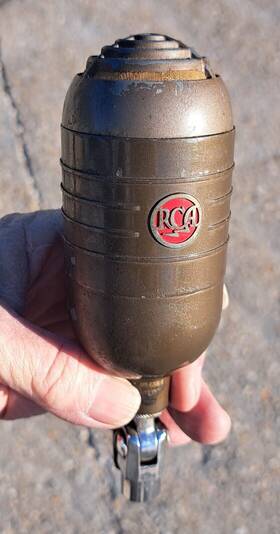 Mi-6207-g Rca Aero Pressure Microphone/ Parts Mic / Not Tested