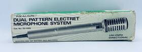 33-1059 Realistic Dual Pattern Electret Microphone System Uni-omni Directional