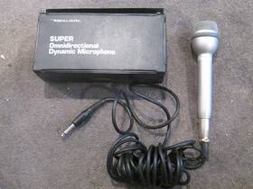 33-1070a Realistic Vintage Omnidirectional Dynamic Microphone Working