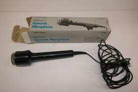 33-986 Realistic Vintage Highball 7 Dynamic Microphone With Box And Cord Tested