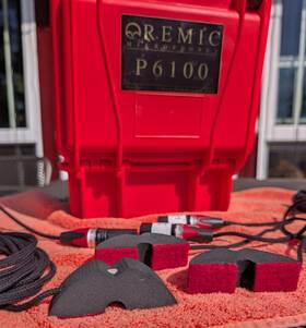 P6100 Remic Microphones Triple High Def Condenser Mic Kit For Grand Piano - Excellent Cond
