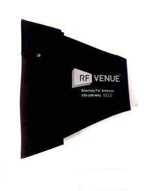 C1755-499 Rf Venue Diversity Fin Antenna 470 - 698 Mhz In Vinyl Cover And Bnc Cable Bundle