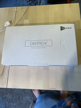 Dfinbdistro4 Rf Venue Distro 4 Antenna System W Power Cord