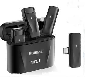 Rgblink 970447705568 Wireless Lavalier Mic Set For Iphone Samsung - 2 Lapel Mics Noise Canceling