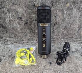 Rockville 819216026762 Solo-cast Pro 24 Bit 192khz Usb Computer Microphone Pc Zoom Mic Only