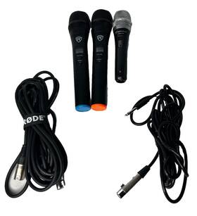 Rwm132v Rockville Wireless Dual Handheld Microphones And Ramp-xlr Rode Mic Cable
