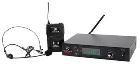 Rwm60u Rockville Professional Uhf Headset And Guitar Wireless Microphone System