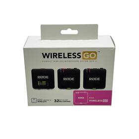 Rode 698813016600 Wireless Go Gen 3 Compact Microphone System Pink 32-bit Float Rec