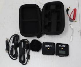 I-2203 Rode Wireless Go Compact Microphone System Black Sh With Hardshell Case