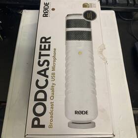 Rode Microphones 698813005147 Podcaster Usb Dynamic Microphone White - Highest Quality Mic See Images