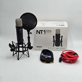 Nt1gen5b Rode Nt1 5th Generation Black Condensor Microphone