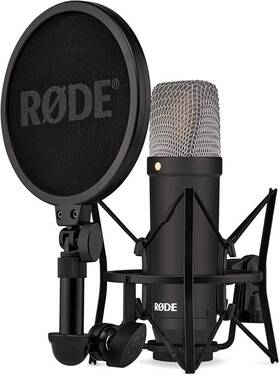Nt1sig Rode Nt1 Signature Series Condenser Microphone With Sm6 Shockmount And Pop Black