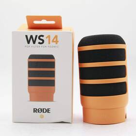 Ws14-o Rode Open Box Good Ws14 Pop Filter For Podmic Orange