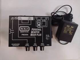 Pm350b Rolls Personal Monitor Mixer Plus Model Very Good Condition Rare Find