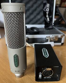 R-10dbpac Royer R-10 Ribbon Microphone And Dbooster Pack