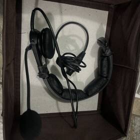 Mh-300-dm-a5m Rts/telex 5 X Mh-300 Single-sided Headset With 5-pin Xlr Male Connector Lot Of