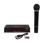 Rwm1000vh Rockville Vhf Wireless Single Handheld Microphone Mic System