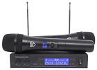 Rwm1203vh Rockville Vhf Wireless Dual Handheld Microphone Display 819216020036
