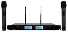 Rwm3200ua Rockville Channel Uhf Wireless Dual Handheld Microphone System 811080024332
