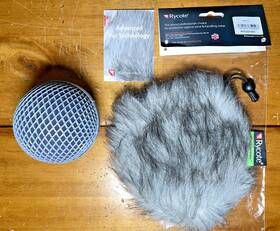 Rycote 719821451570 Bbg Windshield With Windjammer For .78 Inch Diameter Microphone