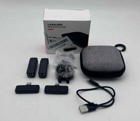 Lm01 Rythflo Wireless Lavalier Mic - Noise Cancel 18h 100ft