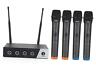S400 Wireless Microphone System Uhf Cordless Mic Set With Four Handh