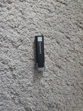 Sabinetek 194371061026 Smartmike Black With Smike App Bluetooth Lavalier Microphone Scsm Bl
