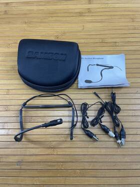 Samson 809164024866 Qex Fitness Headset Microphone Mic 4 Adapters Case For Yoga/spin/pilates
