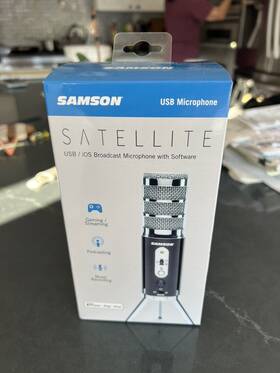 Samson 809164026013 Satellite Microphone Sasathd Ios/usb Broadcast Mint Condition Pre Owned