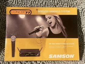 Samson 809164119692 Concert 77 Wireless Handheld System