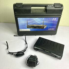 Cr77 Samson Cr87 Airline 77 Ah1 Uhf Wireless Headset Transmitter And Receiver Tested