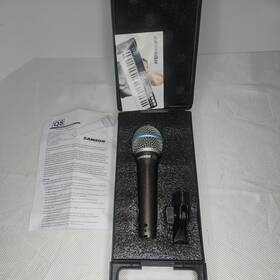 Saq8 Samson Q8 Professional Dynamic Microphone Includes Case And Manual
