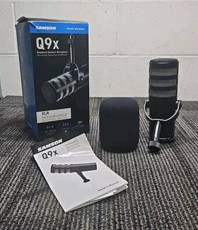Saq9x Samson Q9x Dynamic Broadcast Microphone